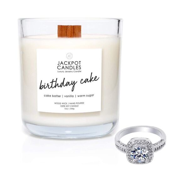 NWT Jackpot Candles Birthday Candle w/ Ring Inside (Ring Valued at $5-$5,000) - Picture 1 of 2